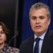 National Economic Council Director Jeff Zients, sitting next to Domestic Policy Council Director Cecilia Munoz, speaks during the daily briefing in the South Court Auditorium at the White House in Washington, Tuesday, Feb. 9, 2016, to discuss President Barack Obama's fiscal 2017 federal budget.  (AP Photo/Susan Walsh)