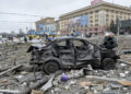 Russia Shells Northern Ukrainian City